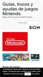 Mobile Screenshot of guiasnintendo.com